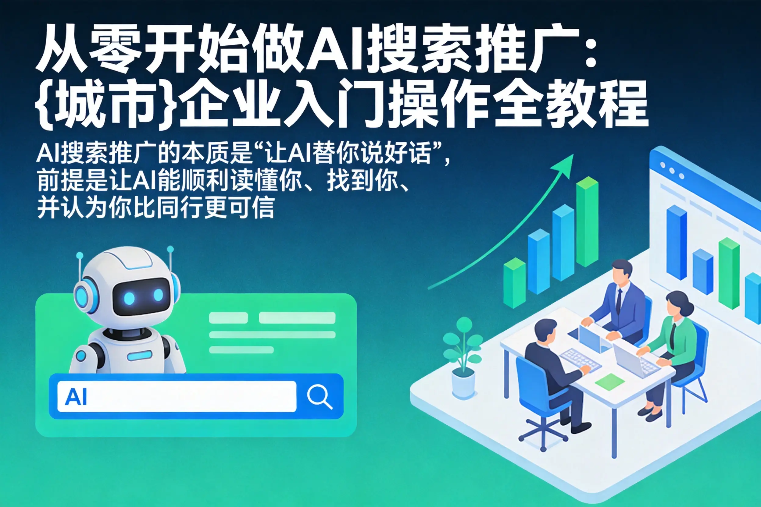 从零开始做AI搜索推广：黑河企业入门操作全教程