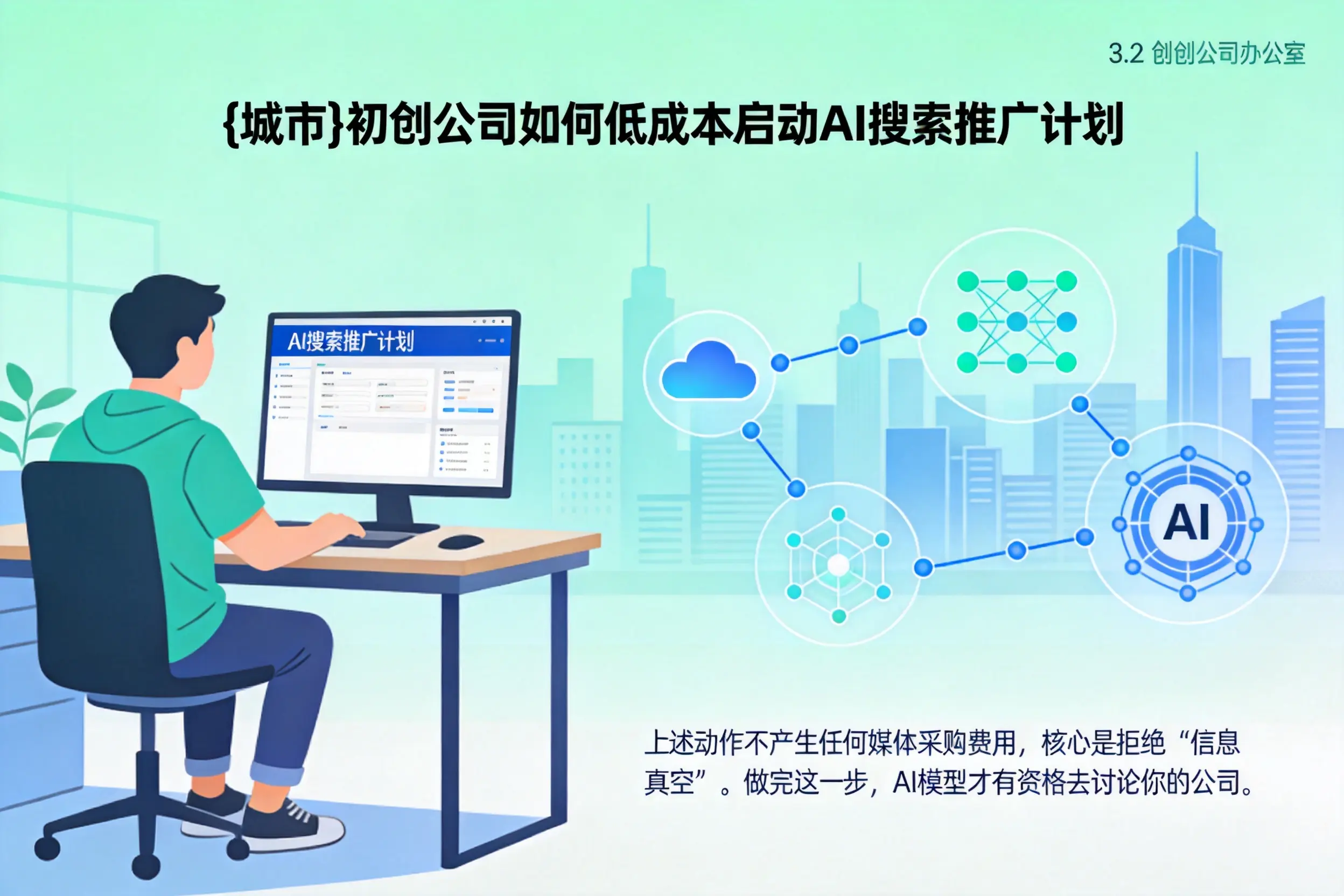 黑河初创公司如何低成本启动AI搜索推广计划