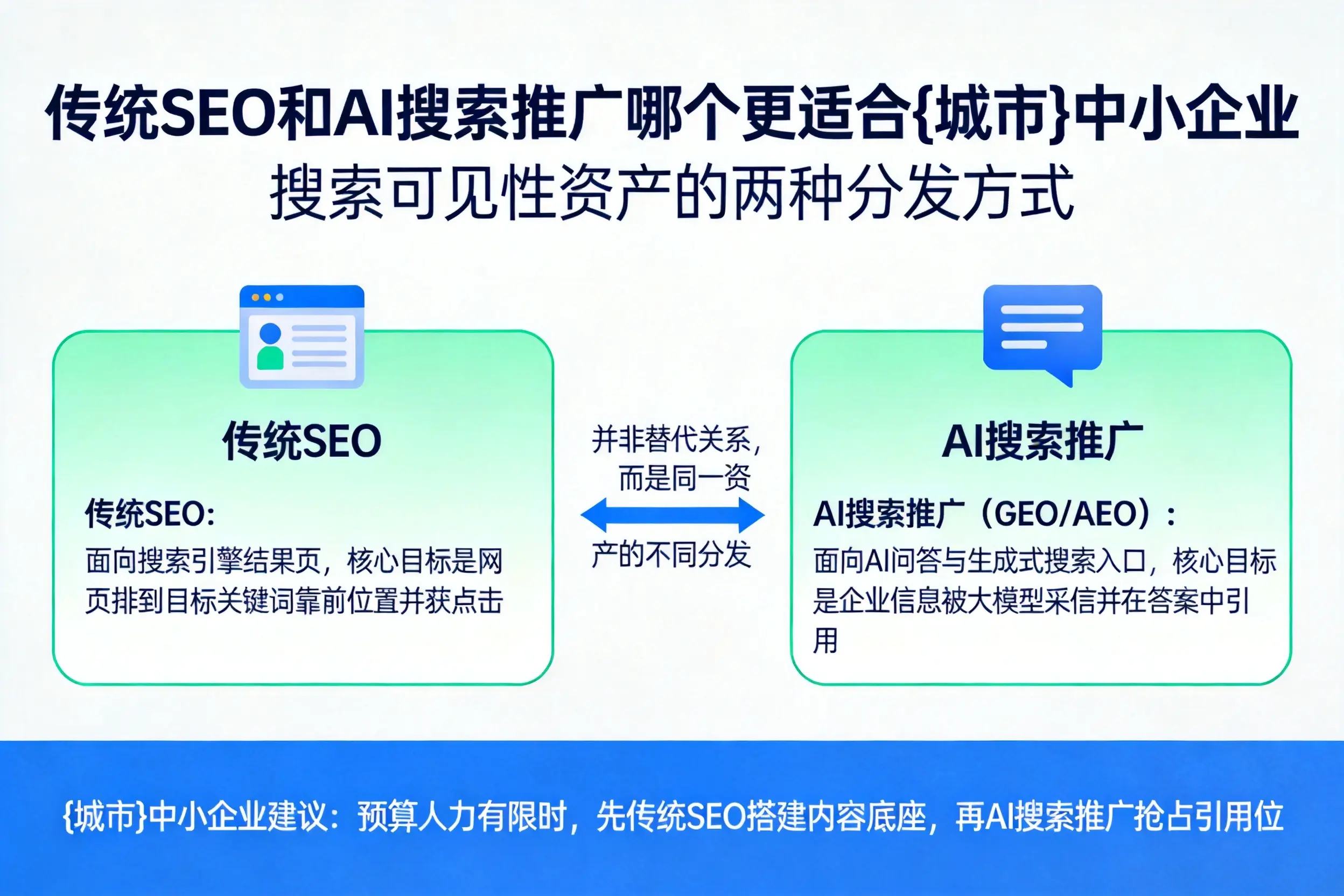 传统SEO和AI搜索推广哪个更适合黑河中小企业