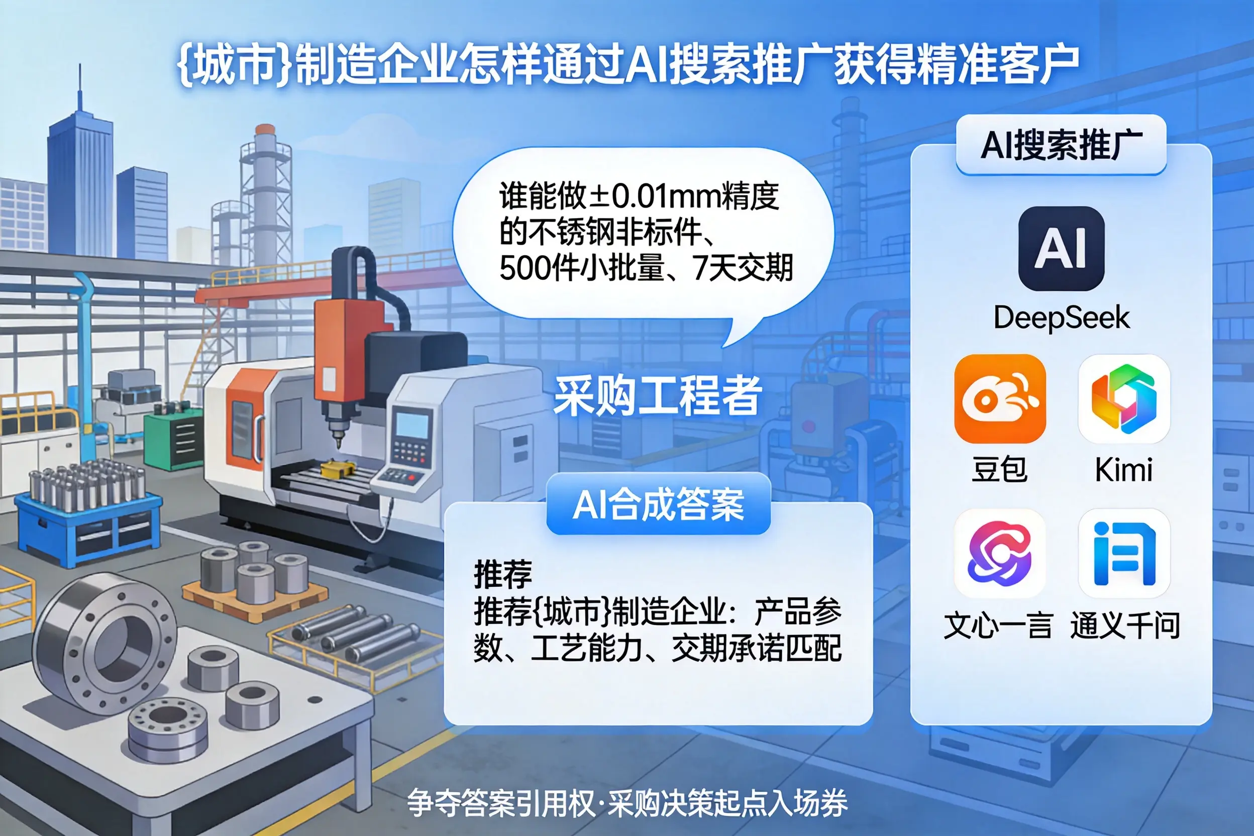 黑河制造企业怎样通过AI搜索推广获得精准客户