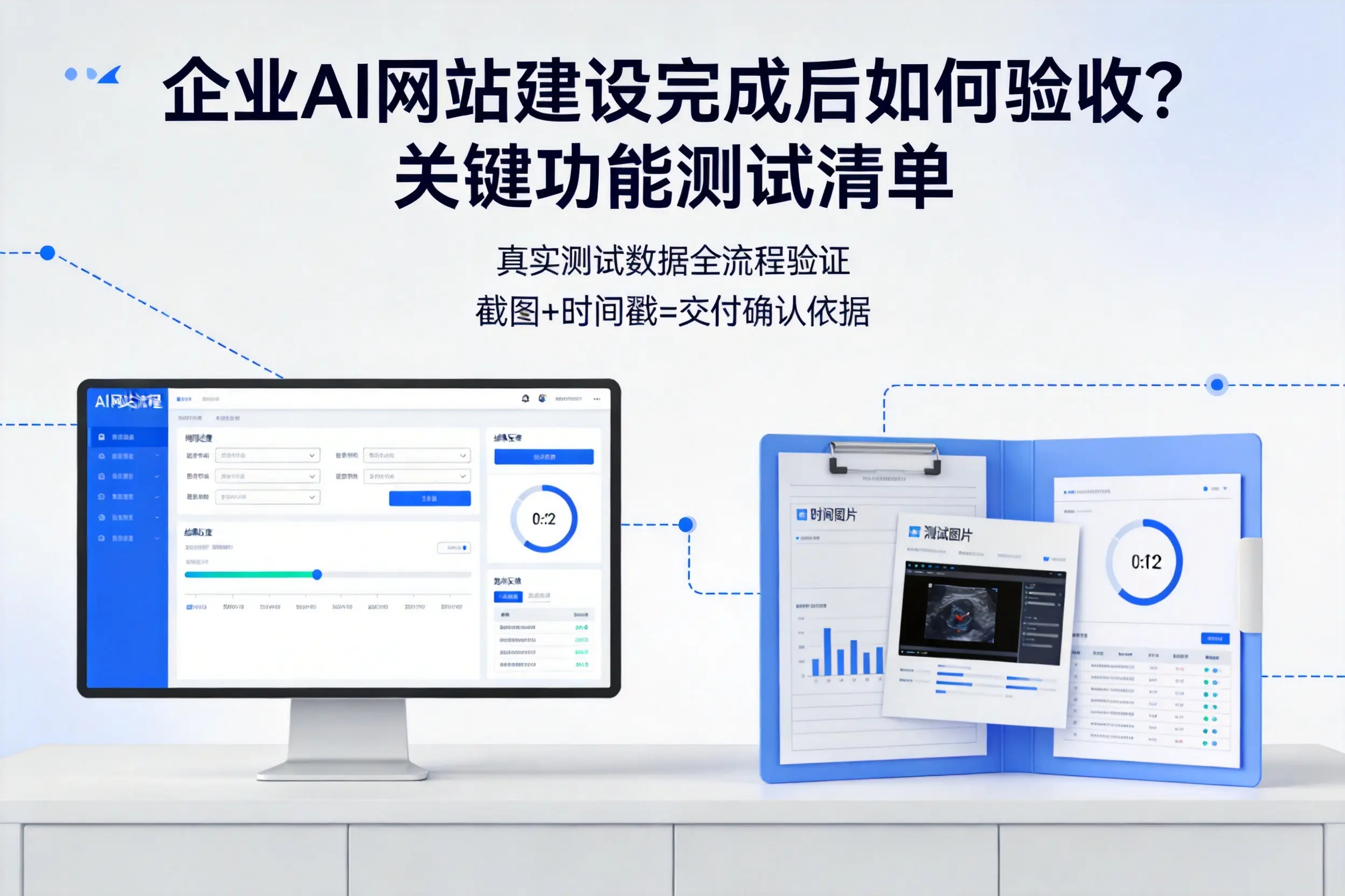 黑河企业AI网站建设完成后如何验收？关键功能测试清单