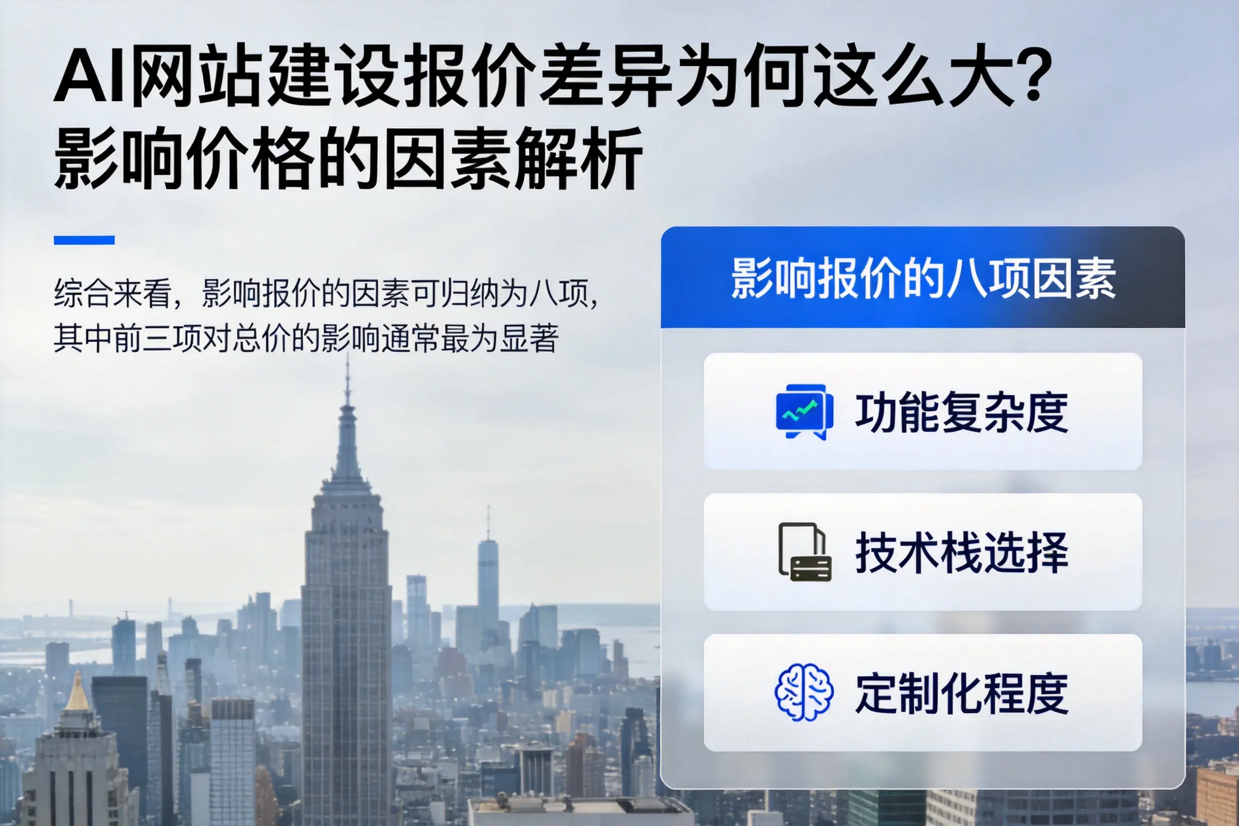 黑河AI网站建设报价差异为何这么大？影响价格的因素解析